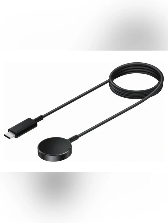 Samsung Galaxy Watch Fast Wireless Charger USB-C Magnetic Charging Pad Black NEW