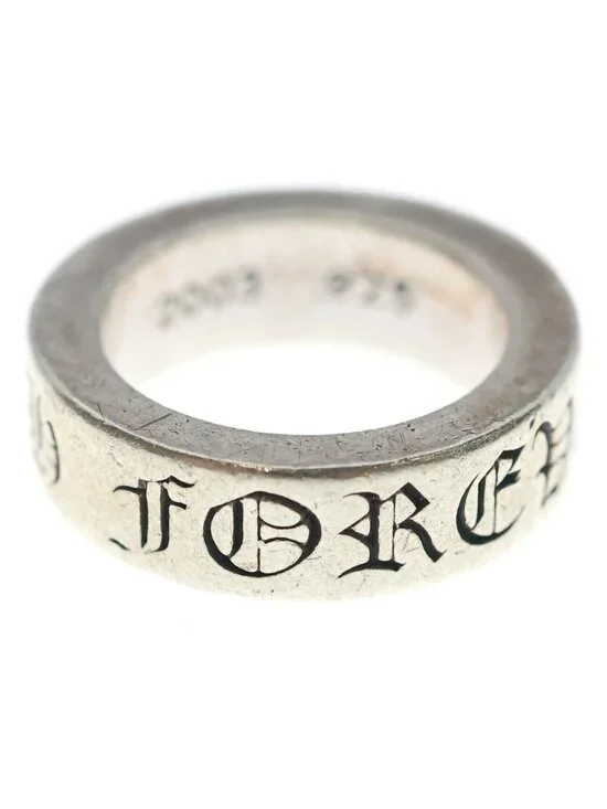 Chrome Hearts Spacer Forever Ring Silver