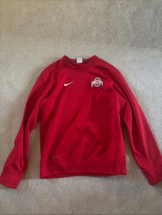 Nike Ohio State Therma-Fit Crewneck Sweatshirt
