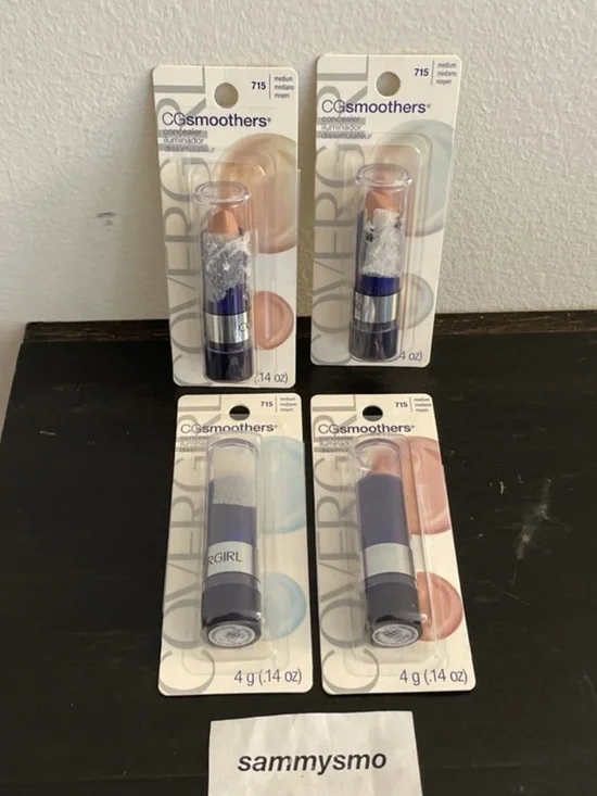 CoverGirl CG Smoothers Concealer, 715 Medium 0.14 oz x4 discontinued