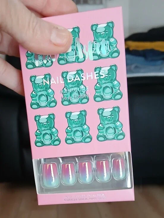 Brand New Red Aspen Press On Nails I Like It Sugar-Coated, Charlie