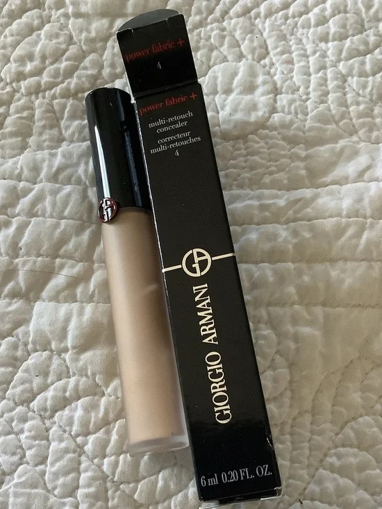 New Giorgio Armani Power Fabric+ Multi-Retouch Concealer #4 Beige Nude