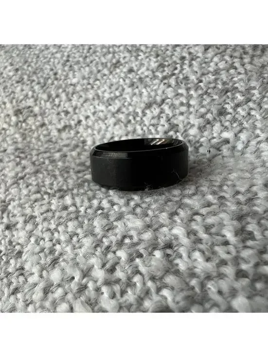 Men's Black Statement Ring