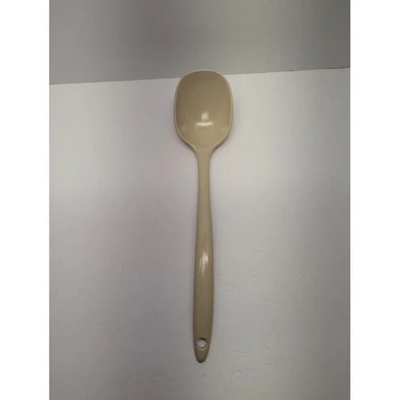 Melamine‎ Ware Solid Spoon White Kitchen Utensil Made in Taiwan SH-072