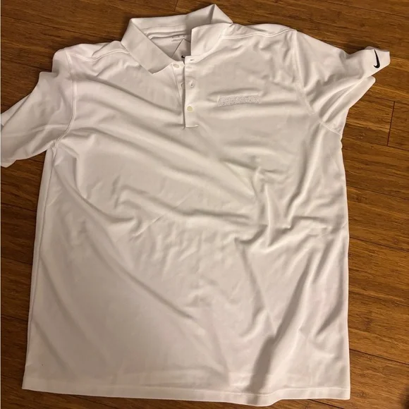 Nike White Men's xl golf Polo Shirt new