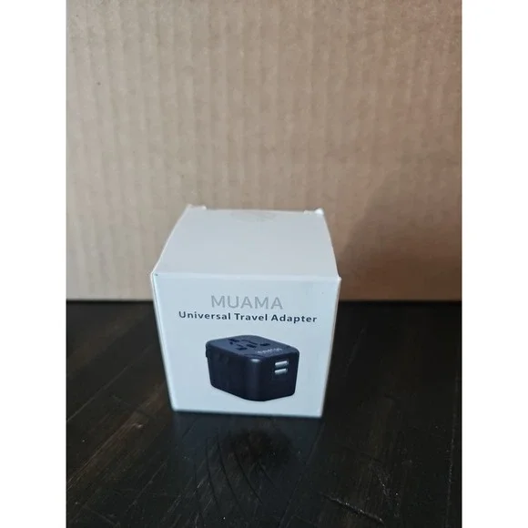 Universal Travel Adapter -‎ Muama   Black New
