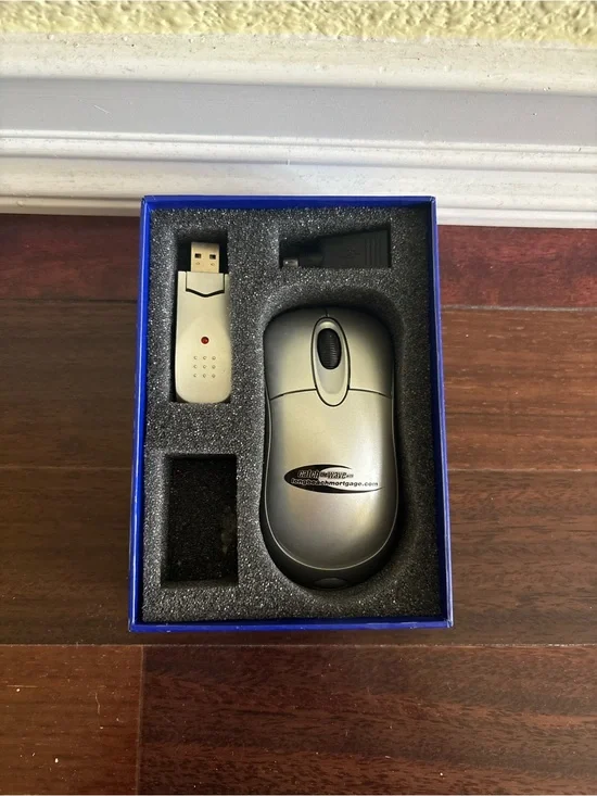 Wireless Optical Mouse with USB Receiver - Silver