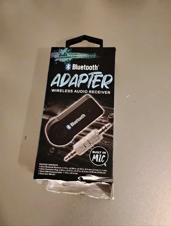 Bluetooth Wireless Audio Receiver Adapter - Black