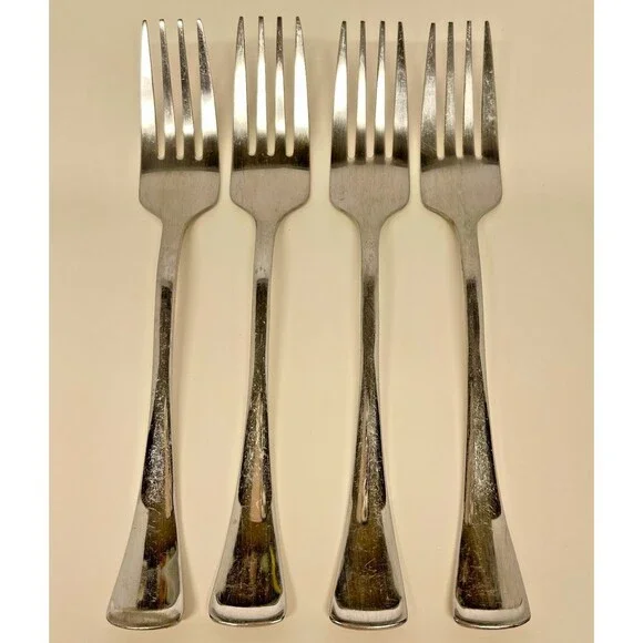 Oneida Silver Emma Mirror Stainless Steel Flatware set of 4-7