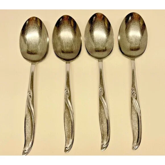 Vintage Armack  AMK9 Stainless Steel Flatware Set of (4)-7