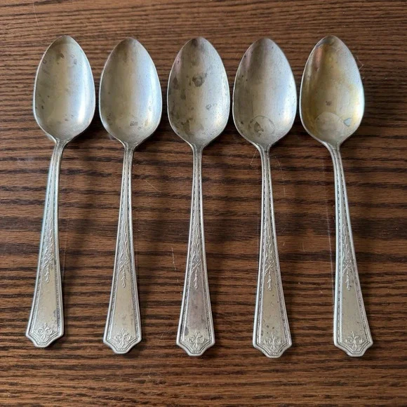 Vintage Simeon and George Rogers Co Oneida Oakland Tablespoon Serving 1929 (5)