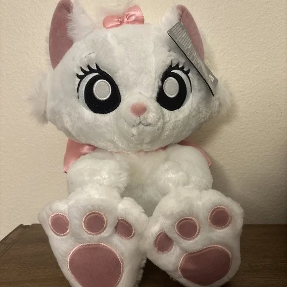 Disney Parks Marie Aristocats Big Feet Paws Plush 14