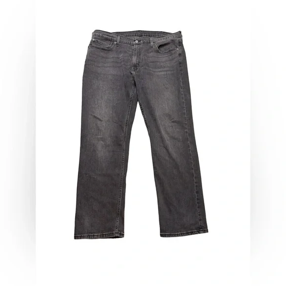 👖✨ Levi’s‎ 514 Straight Fit Jeans 40x32 Gray Black Wash Denim ✨👖