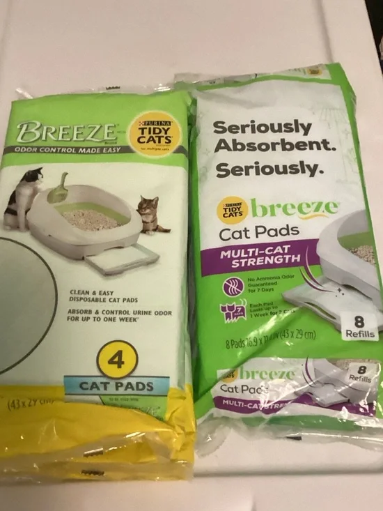 Breeze Cat Pads - Green Disposable Absorbent Pads (Pack)