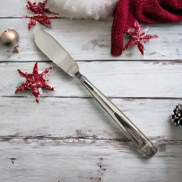 Reed & Barton Durham Butter Knife Stainless Everyday Glossy Silverware Flatware.