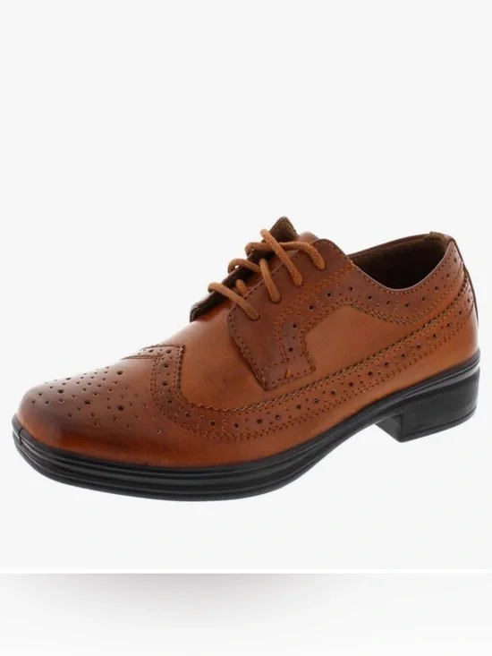 Deer Stags Boys' Ace Formal Dress Shoe Wingtip Oxford