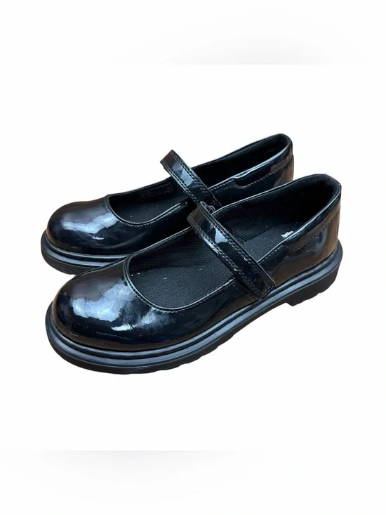 Dr Martens Maccy Mary Janes Girls Size L5 Black Patent Leather Flats