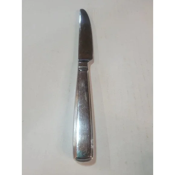 Reed & Barton Northland Stainless Steel Dinner‎ Knife 18/10 Solid Handle Silver