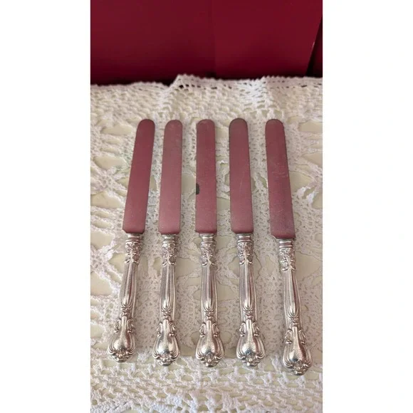 5 Antique Gorham Chantilly Sterling 8.5