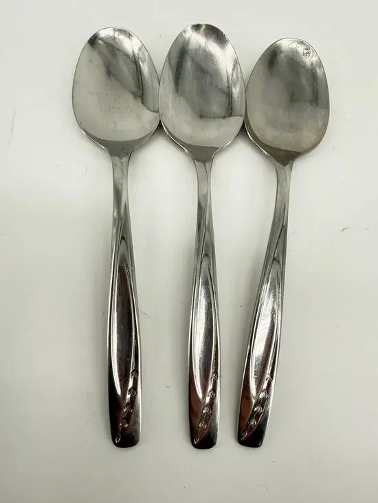 Vintage Rogers Cutlery Co USA Tablespoons Lot Of 3 Replacement Flatware