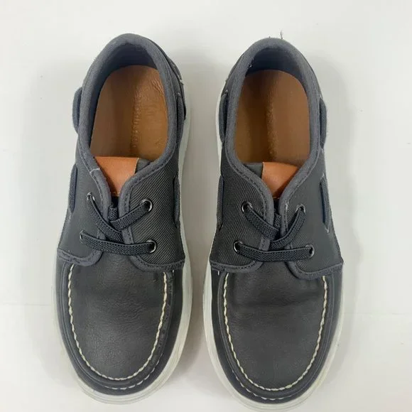 Nordstrom Noethan Grey Boys Boat Slip-On Shoes Size 13M