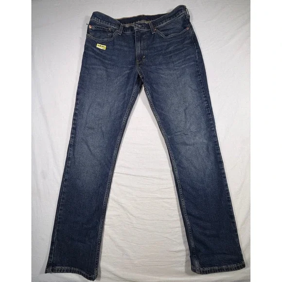 Levi's 511 Slim‎ Fit Jeans Men 34x30 Blue Pre-Owned Denim