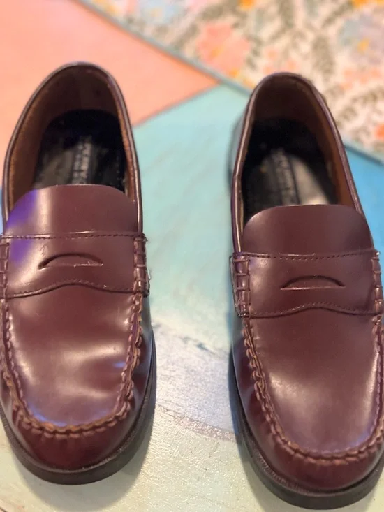 Sperry Top-Sider brown leather loafers size US 5.5 #preppy #classic