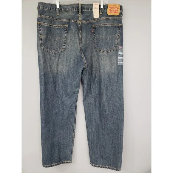 NEW Levis 550 Relaxed Mens Loose Fit Jeans 44X30  W44L30 MEDIUM WASH