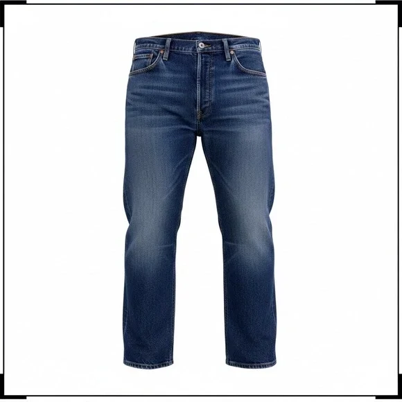 Levi Strauss 501 Original Mens 54x28 Blue Denim Straight Leg Button Fly Jeans