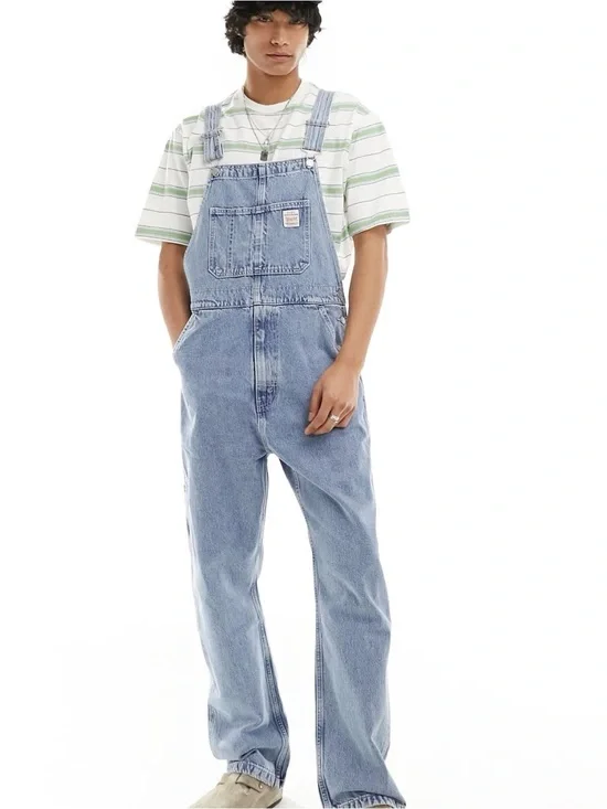 Levi’s Workwear Bib Blue Denim Overalls Men’s Size Large Red Tab NWT