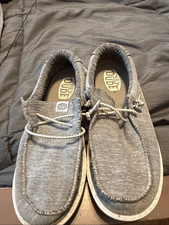 Hey Dude Kids Slip-On Loafers in Heather Gray