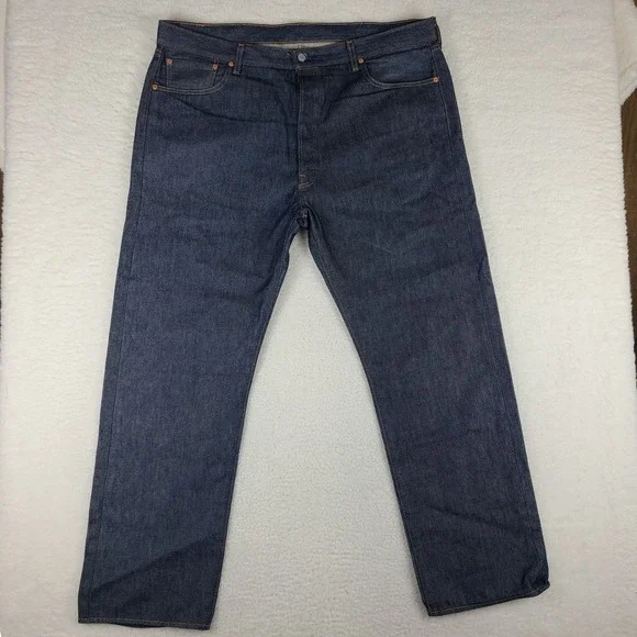 Levi's 501‎ Jeans Mens 42x32 Blue Original Fit Waterless Button Fly Denim