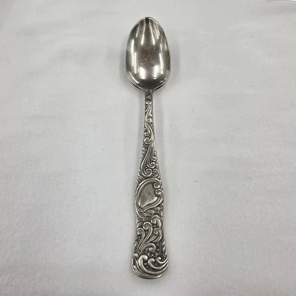 Antique E.G. Webster & Son Silverplate Spoon Vintage Brooklyn NY Reid Co Pattern