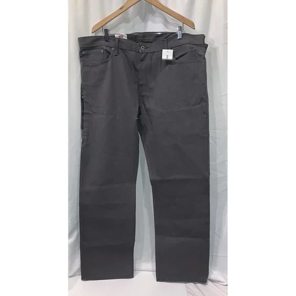 Vintage Levis 514 Rigid Slim Straight Blank Red Tab Work Pants Men's 42 X 32 🔥
