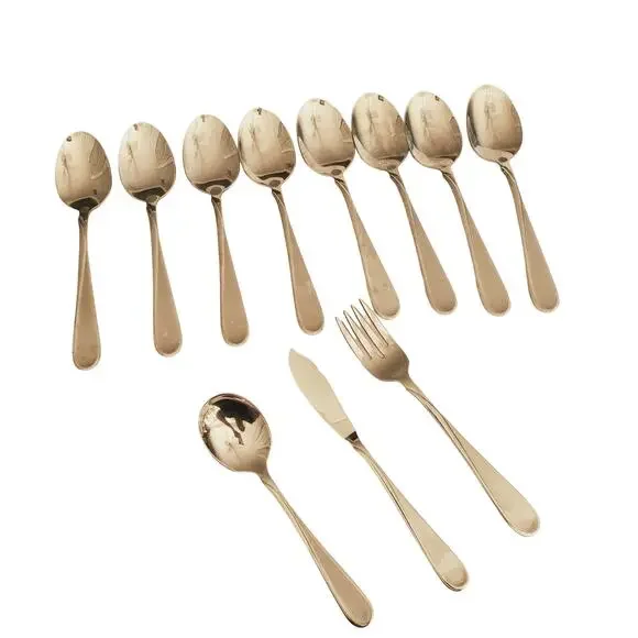 Oneida Satin Flight Stainless USA Silverware Flatware 11 Pieces