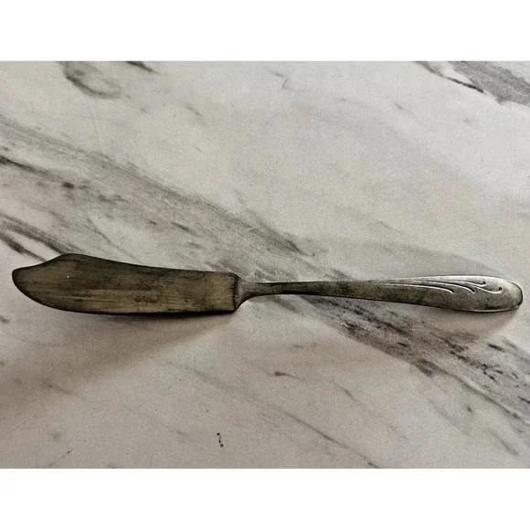 Vintage Butter Knife MCM 1950s By Wallace Stainless 7.25