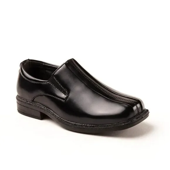 Deer Stags Kids' Wings Dress Comfort Slip-On Shoes Black Size 6 NWT