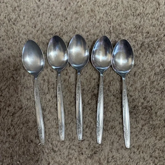 ROSEMERE OVAL SOUP SPOON BY IMPERIAL INTERNATIONAL STAINLESS Set of 5