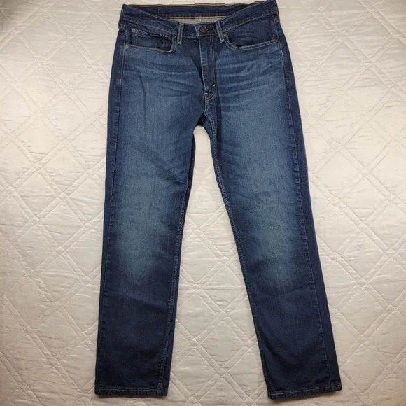Levis 514 dark blue jeans size 34X32
