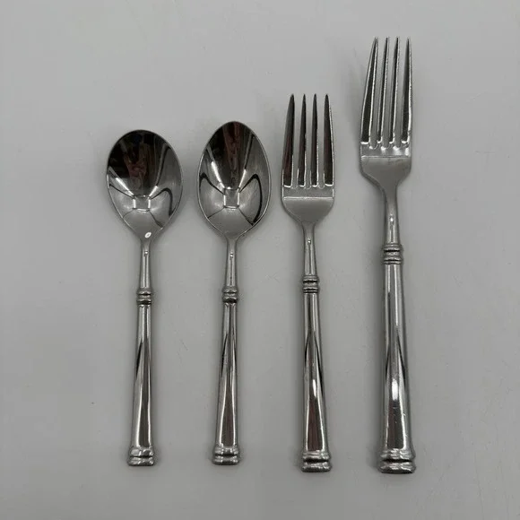 RICCI ARGENTIERI Bramasole 4-PC Place Setting Flatware Set Stainless Steel 18/10
