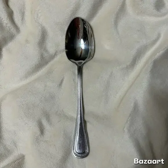 One Winco Deluxe Pearl Table Spoon 18/8 Stainless Steel Extra Heavyweight