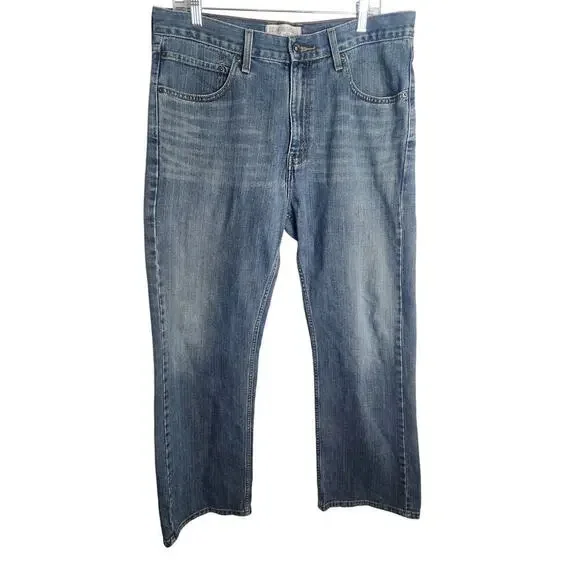 Levis mens low loose bootcut jeans sz 34x32* measures 35x30 y2k skater grunge