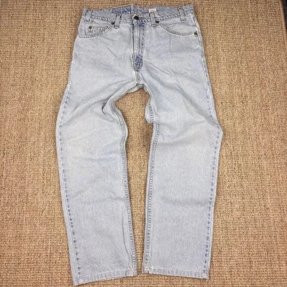 👖 Vintage Levi's 505 Orange Tab Jeans | W34 L30 | Light Wash