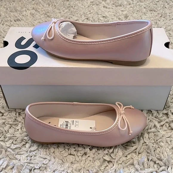 NIB SO “Pensacola” Rose Gold Ballet Flats, Size 13