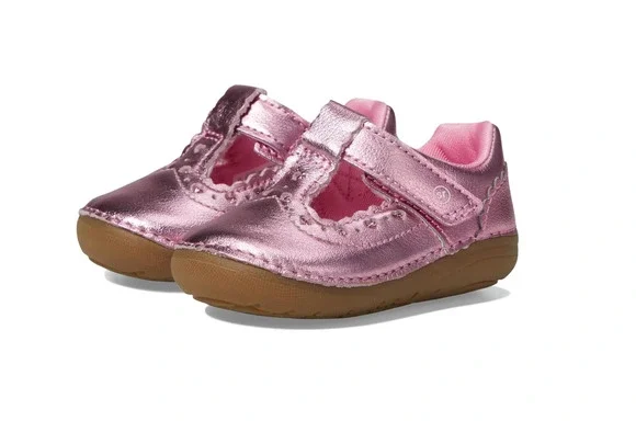Stride Rite Little Girls Adira Mary Janes Size 4 Pink Fuchsia Toddler Shoes NIB
