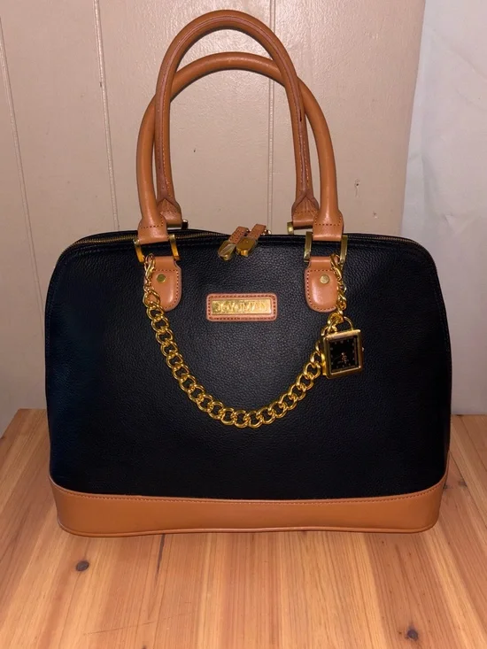Joy & Iman Leather Large Tote/Handbag