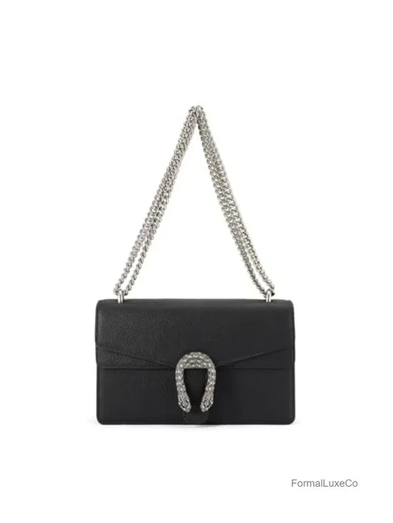 Genuine Leather Crossbody Bag Chain Purse Satchel Shoulder Bag for Women