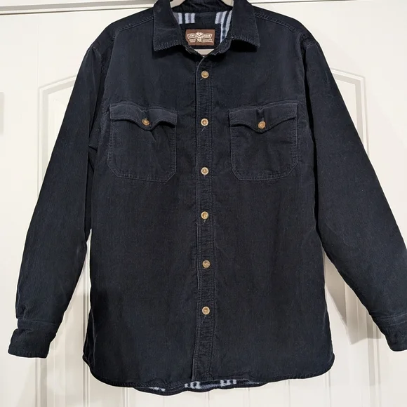 Levi's Corduroy Fleece Lined Long Sleeve Button Down Jacket
