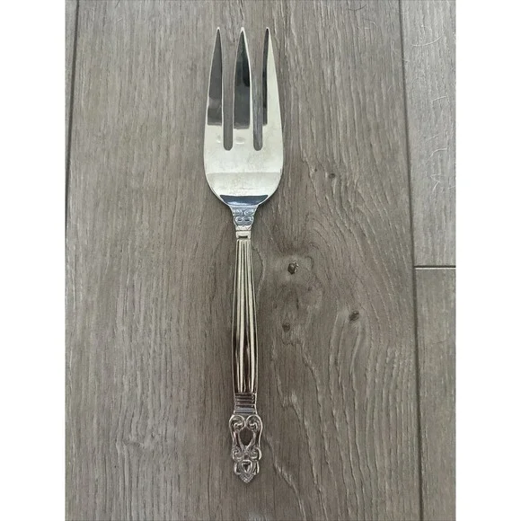 Towle Stainless‎ Steel 18/10 KING GUSTAV Slotted Cold Meat Fork China