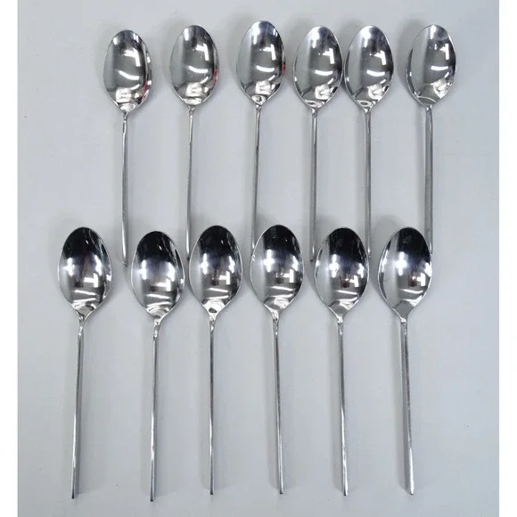 Towle 18/0 Stainless Briggs Living Collection Angled‎ Flatware 12 Soup Spoon
